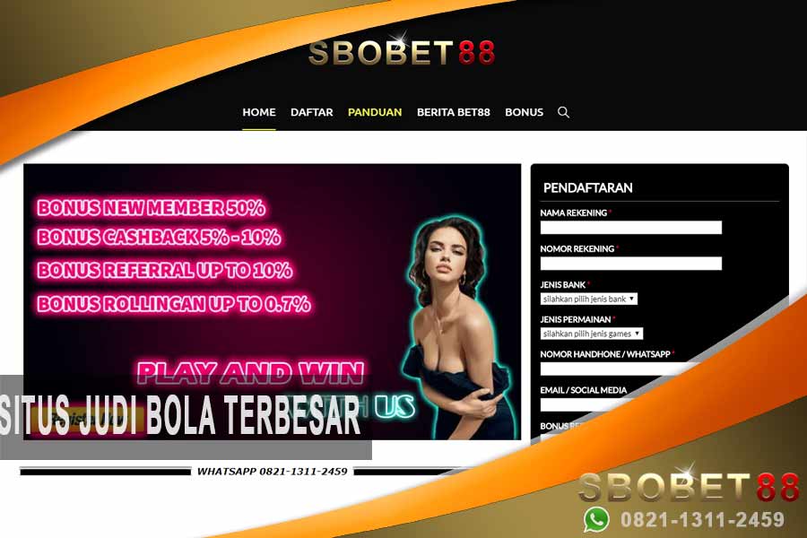 Situs Judi Bola Online Terbesar di Indonesia